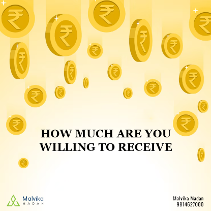 Picture of How much are you Willing to Receive